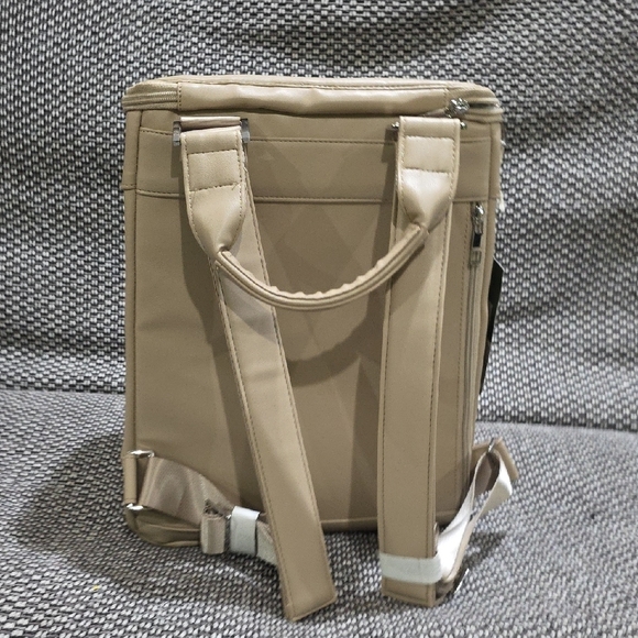 Tan Bucket Cooler Backpack - Picture 1 of 10